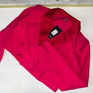 Cropped pink, blazer, never worn